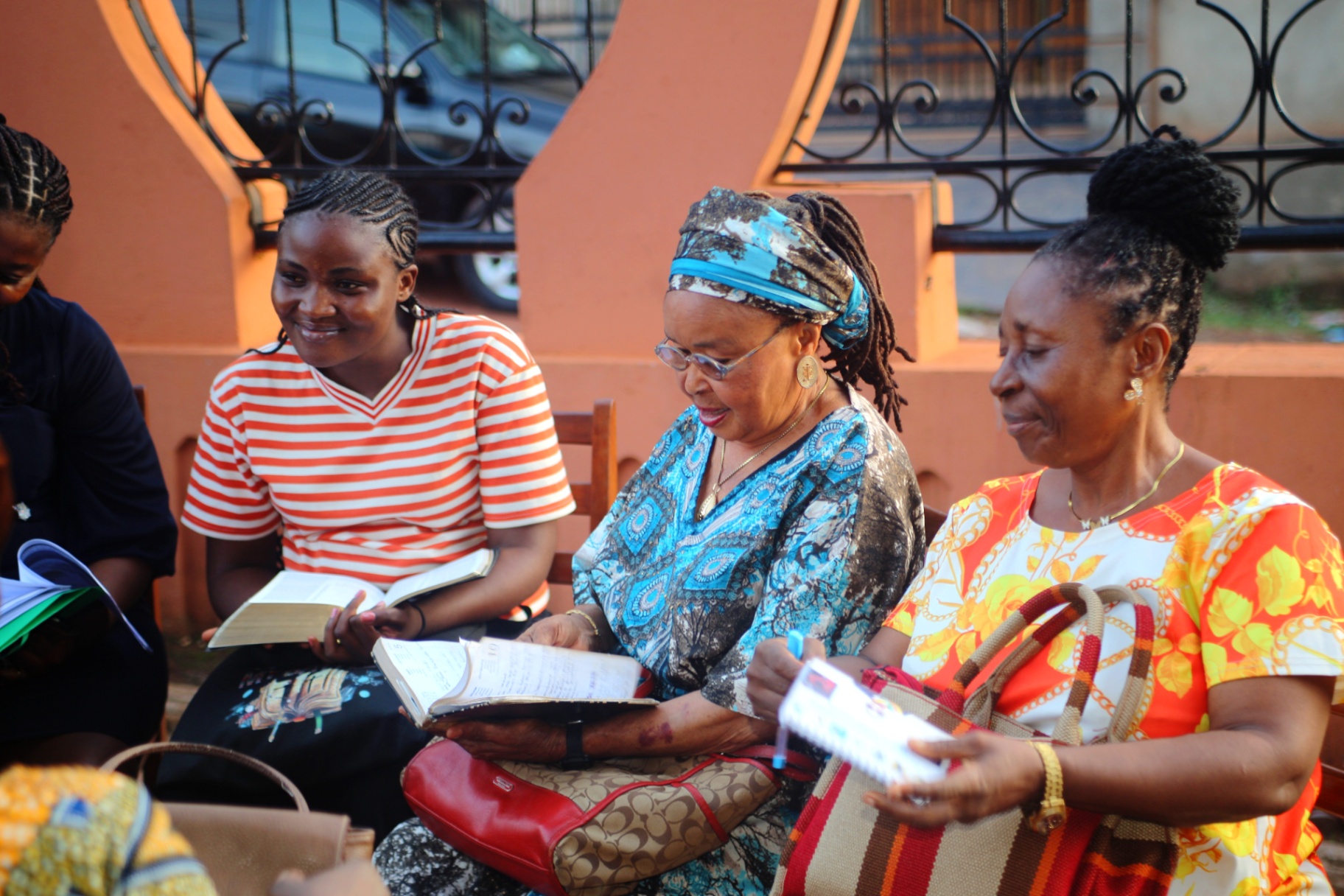 Women participating in a TASBEP study gathering